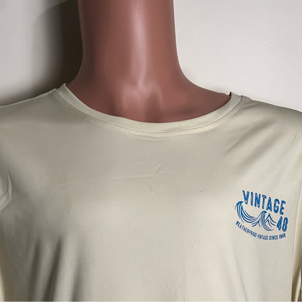 Original Vintage weatherproof men’s yellow shirt XXL Lightweight Long Sleeve - Picture 2 of 7